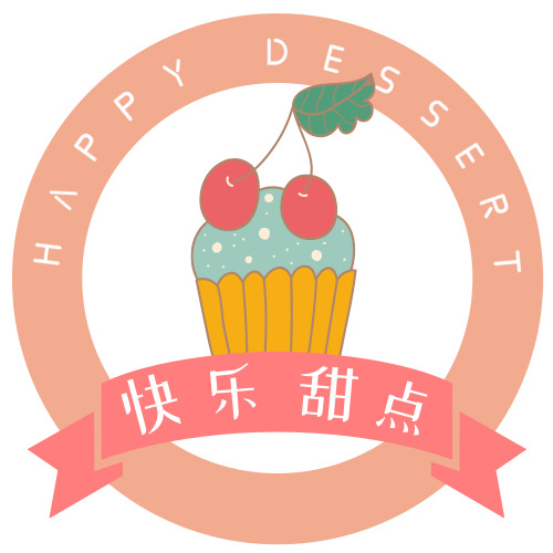卡通快乐甜点蛋糕店logo设计