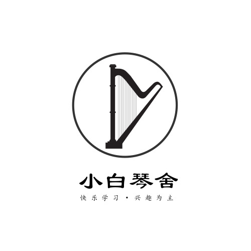 简约琴房logo设计