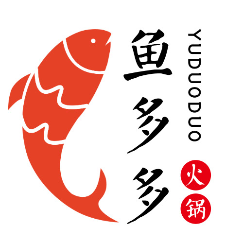 简约鱼火锅美食logo设计