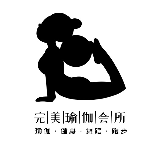 简约卡通健身瑜伽logo设计