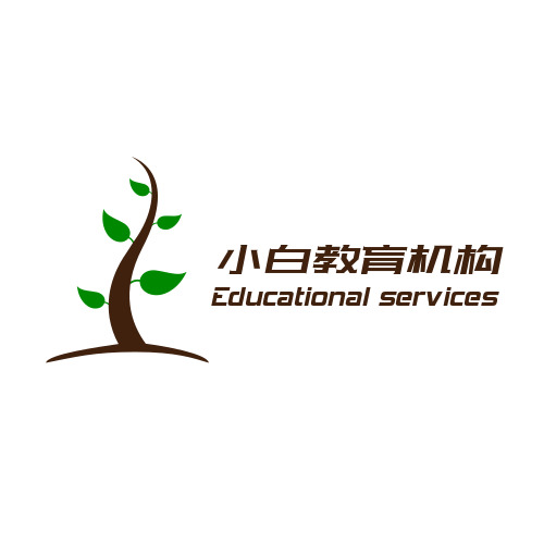 简约教育类机构logo
