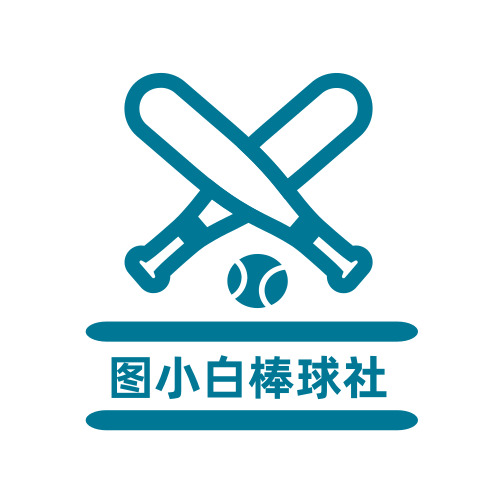 簡約棒球社運動logo設計